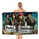 thumbnail image 1 of Piratas del Caribe Toalla de playa de secado rápido con diseño temático, regalo para mujeres y niñas, ideal para cumpleaños, fans, amantes de la música, uso en la playa o al aire libre, 78 × 180 cm, 1 of 6