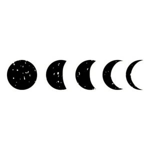 Rienda Libre Graphics - Decomural Phases Of The Moon Full Moon Ws-44121