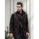 thumbnail image 1 of Chaqueta de Cuero Genuino Caballeros Hombre Moda Importada, 1 of 3