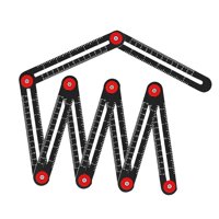 Ioensy - Herramientas De Posicionamiento De Regla De Múltiples Ángulos De Aleación De Aluminio Para Carpintero 9 Secciones