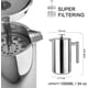 thumbnail image 4 of Cafetera de prensa francesa Secura 304 de acero inoxidable 1L, 4 of 7