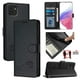thumbnail image 1 of Funda tipo cartera FOXDOCK para Samsung Galaxy A03 con soporte, ranuras, RFID, diseño de gato, 1 of 5