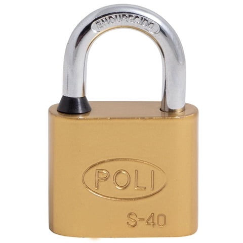 Poli - Candado S 40Mm Br Cj 3 Llaves 157140
