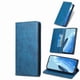 thumbnail image 4 of Funda tipo cartera con bloqueo RFID para Samsung Galaxy M35 Con tapa abatible, portatarjetas, cierre magnético, TPU y soporte Azul, 4 of 6