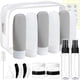 thumbnail image 1 of Set Botellas Viaje Dewsensi 20 Unidades Antiderrame TSA, 1 of 3