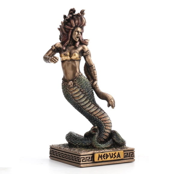 Figura en miniatura con diseño de Veronese, Medusa La Gorgona, 9 cm