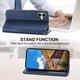 thumbnail image 3 of Funda Flip FOXDOCK para iPhone 17 , Estilo Billetera con Diseño Rombo, Correa de Mano y Soporte, Uso Diario, 3 of 6