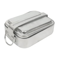 Magideal - Lata De Comida Para Acampar Con Tapa, Contenedor De Comida Portátil Reutilizable, Caja De Cena Con Asa Plegable Para Mochileros, Escuela, Hogar Y Ofic