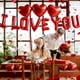 thumbnail image 4 of Set de globos Tedercle I Love You de 16 pulgadas con globos en forma de corazón, 4 of 7