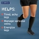 thumbnail image 4 of Medias de compresión JOBST ACTIVA deportivas 8-15 mmHg hasta la rodilla, negras, talla grande, 4 of 7