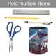 thumbnail image 5 of Liga de Leyendas-theme Cylinder Pen Holder Pencil Organizer with Flannel Lining PVC Leather Material Cardboard Base for study work 10*8CM, 5 of 6