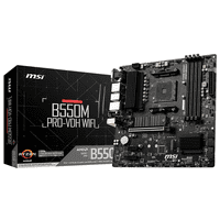 Placa Madre Msi Pro B550M Pro-Vdh Wifi, Amd Socket Am4, B550, Sata 6Gb/S, 2Xm.2, Micro-Atx, Ddr4
