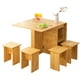 thumbnail image 3 of Comedor Plegable Multiuso + 4 taburetes Bambú Nativo, 3 of 6