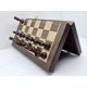 thumbnail image 3 of Juego de ajedrez BESTCHIC de madera magnética plegable de 38 cm, 3 of 9