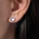 thumbnail image 1 of 1pair Stunning Moonstone Stud Earrings for Women - Delicate and Elegant Jewelry for Any Occasion, 1 of 5