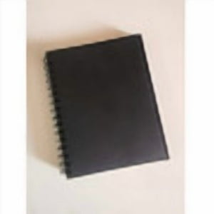 Alinsa - Croquera Medio Oficio Tapa Negra Hojas Negras 50 Hjs