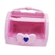 thumbnail image 5 of Caja De Almacenamiento Con Asa, Estuche De Almacenamiento De Accesorios Para El Cabello Para Papelería, Herramientas De Escritorio, Color Rosa, 5 of 5