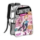 thumbnail image 1 of A-Lankybox Mochila transparente temática, resistente y duradera, bolsa see-through para trabajo, deporte, universidad y viaje, 31 × 43 cm, 1 of 6