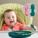 thumbnail image 4 of Delightful Silicone Toddler Plates Sets - Suction Plates, Spoon & Fork Set, Self Feeding Training, BPA Free & Microwave/Dishwasher Safe!, 4 of 5