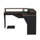 thumbnail image 2 of Escritorio Gamer Fm-046n - Negro Canto Rojo, 2 of 7