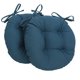 thumbnail image 1 of Cojín redondo Pillow Blazing Needles para silla, 41 x 41 cm, color índigo, 2 unidades, 1 of 2