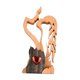 thumbnail image 1 of Estatuilla De Estatua De Beso De Madera De Pino Hecha A Mano Decoración Interior Delicada Romántica, 1 of 3