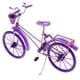 thumbnail image 2 of 1 10 Bicicleta Modelo Bicicleta Con Cesta Artesanía Decoración Del Hogar Juguete Púrpura, 2 of 5