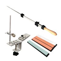 Bothyi - Sistema De Afilador De Cuchillos Profesional Para El Hogar Herramientas De Piedra De Afilar De Ángulo Fijo B