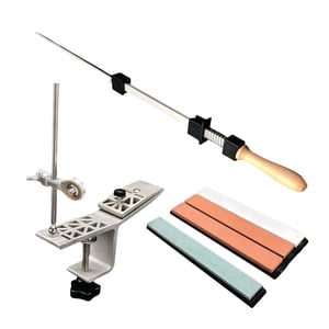 Bothyi - Sistema De Afilador De Cuchillos Profesional Para El Hogar Herramientas De Piedra De Afilar De Ángulo Fijo B