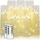 thumbnail image 1 of Velas LED sin llama Sasigeiaa, set de 7, diámetro 2,3 in y altura de 7 in, 1 of 3