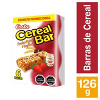 Barra De Cereal Frutos Rojos Y Yoghurt Pack 6 Un 126 G Costa