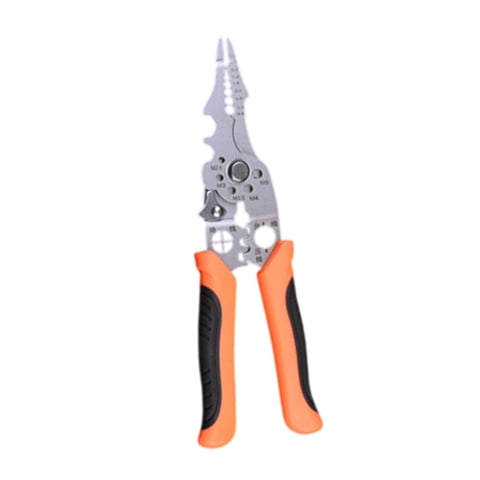 Magideal - Pelacables Portátil De Acero Con Alto Contenido De Carbono, Multifuncional, Herramienta De Cableado Manual, Herramienta De De Cables , Naranja