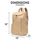 thumbnail image 3 of Mochila ELLE Roamer 22L de Cuero Vegano Nude para Uso Diario, 3 of 8