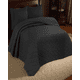 thumbnail image 3 of Cubrecama King Con Detalles De Pompones Color Negro, 3 of 4