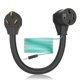 thumbnail image 1 of Adaptador de secadora HUBRV 46 cm 50 A a 30 A con cable de tierra verde, 1 of 7