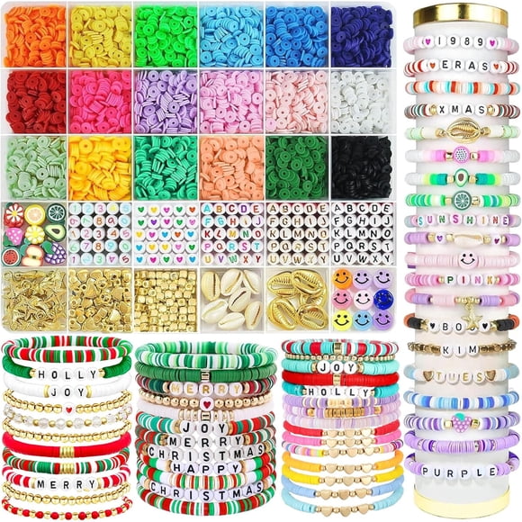 Kit para hacer pulseras OHOME de 5300 cuentas