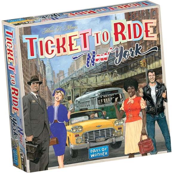 Juego de mesa Days of Wonder Ticket to Ride New York Kids 8+