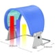 thumbnail image 2 of Máscara de terapia de luz facial LED ZOVIE Photons Flex Navy-Blue, 2 of 3