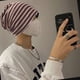 thumbnail image 5 of Gorro holgado de algodón orgánico - Gorro de quimioterapia para mujer - Gorro hipster japonés para hombre - Gorro holgado para dormir, 5 of 5