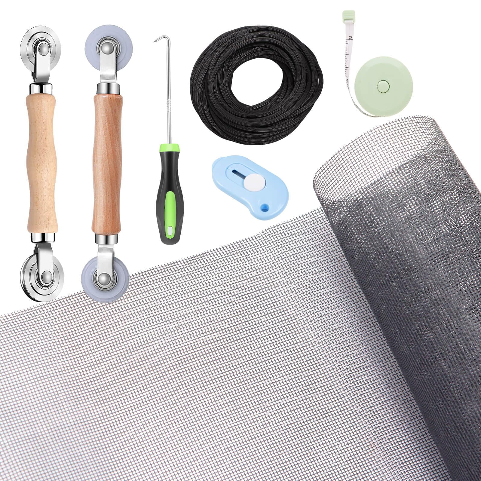 Kit De Reparación De Mosquiteras Y Puertas Mosquiteras Tooltriz 48x118 Cm