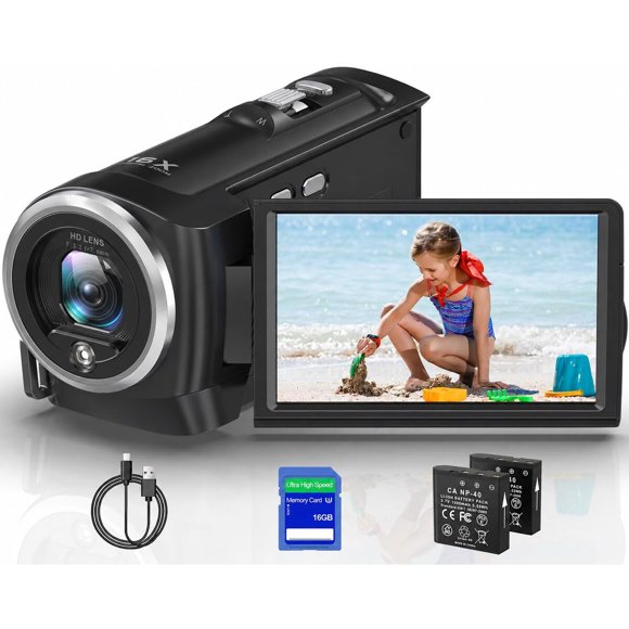 Videocámara Gcasio DV110 2.7K 50MP Zoom 16X