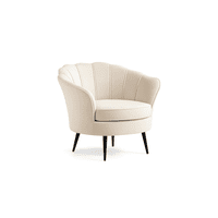 Habita2 Chile - Sillon 1 Cuerpo Terciopelo Shell Black Beige