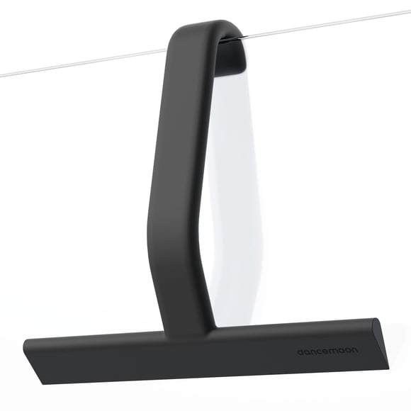 Escobilla De Ducha Justhang Para Puertas De Cristal De 25 Cm Color Negro