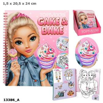 Tienda Lillifee - Topmodel Libro Para Colorear Con Increibles Stickers ¡crea Tu Postre Favorito