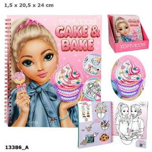 Tienda Lillifee - Topmodel Libro Para Colorear Con Increibles Stickers ¡Crea Tu Postre Favorito