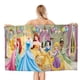 thumbnail image 1 of Princesas Disney Toalla de playa de secado rápido con diseño temático, regalo para mujeres y niñas, ideal para cumpleaños, fans, amantes de la música, uso en la playa o al aire libre, 78 × 150 cm, 1 of 6