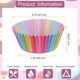 thumbnail image 2 of Cápsulas para cupcakes IJPDDRXYN 100 unidades arcoíris antiadherentes, 2 of 6