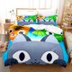 thumbnail image 1 of v2670 Bed Sheets Games Cute Pet Simulator X printing Bedding Set Single Double King Bed Set Children's Bedroom Duvet cover Set Home Textiles 3-Piece Bedding Set (1 Duvet Cover + 2 Pillow Shams) Bed Sh, 1 of 5
