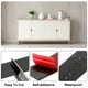 thumbnail image 2 of Moldura de Recorte de Pared Uxcell Negro 16.4 Pies x 1.97 Pulgadas, 2 of 3