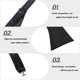 thumbnail image 5 of Corbata de moño PenSee Silk 98,5 cm negra autoajustable, 5 of 6